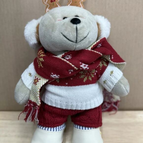 Starbucks CHINA 2021 Christmas Festive Holiday Friends Bearista Bear Gingerbread - Picture 2 of 6